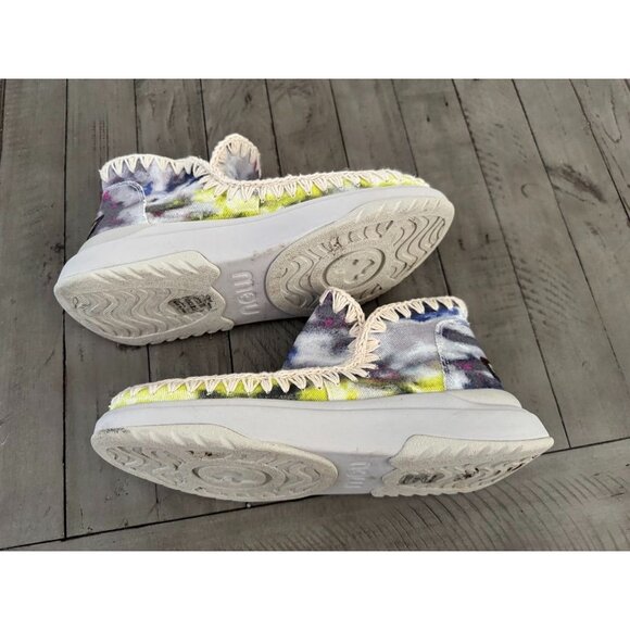 MOU Summer eskimo sneaker canvas Size 40 10 - Picture 7 of 8
